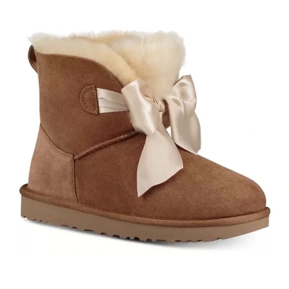 Women Gita Bow Mini - Chestnut